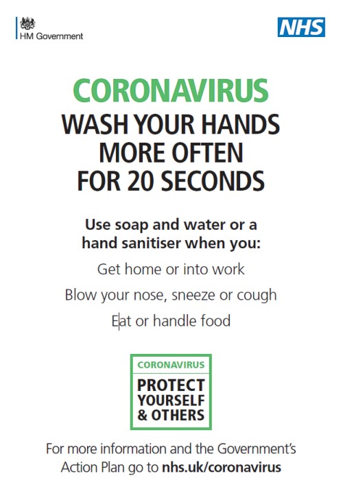 Corona Virus - wash your hands