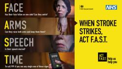 One Stroke every 5 minutes - Act F.A.S.T campaign relaunched.